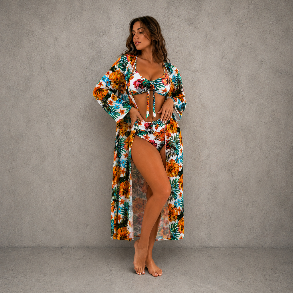 Lidia | Gemusterter Trikini