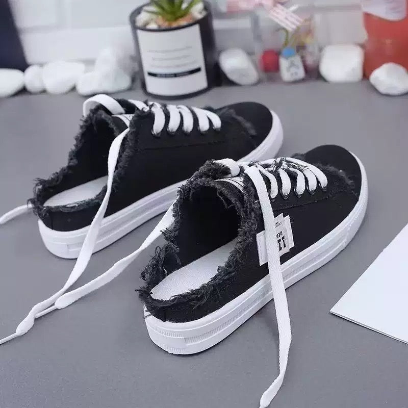 Zapatillas Mule de Denim para Mujer
