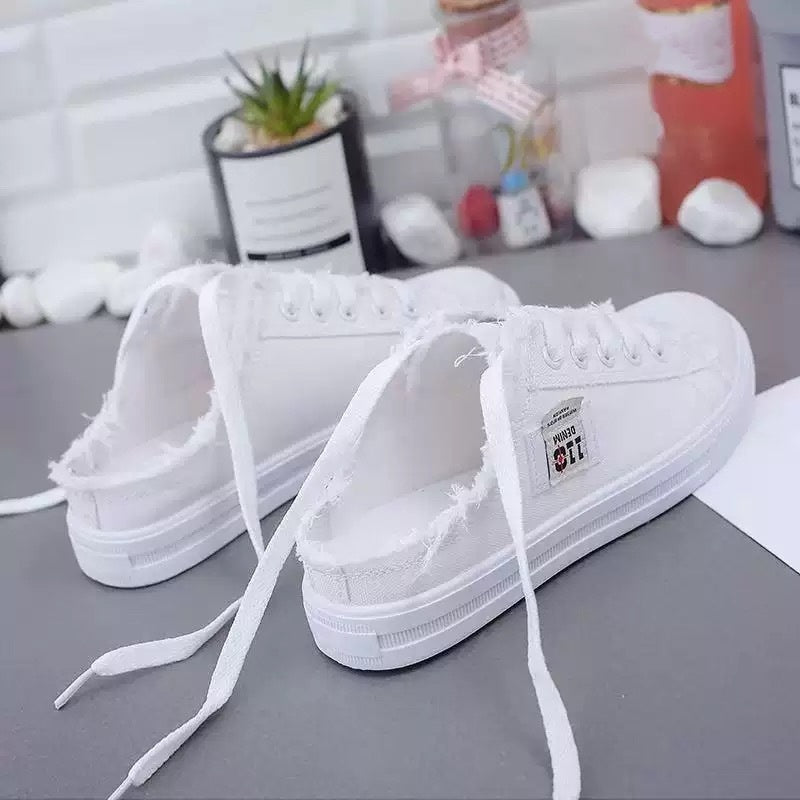 Zapatillas Mule de Denim para Mujer